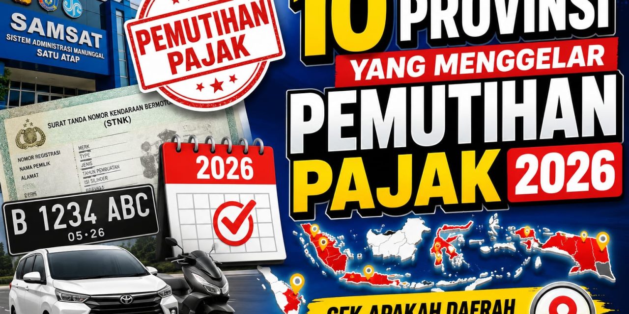 Program Pemutihan Pajak Kendaraan Dibuka September 2026