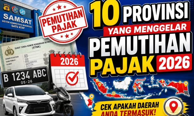 Program Pemutihan Pajak Kendaraan Dibuka September 2026