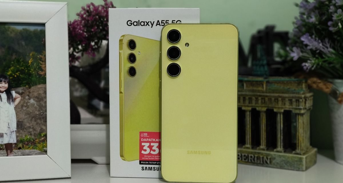Samsung Galaxy A55 5G Awesome Lemon Resmi Diperkenalkan