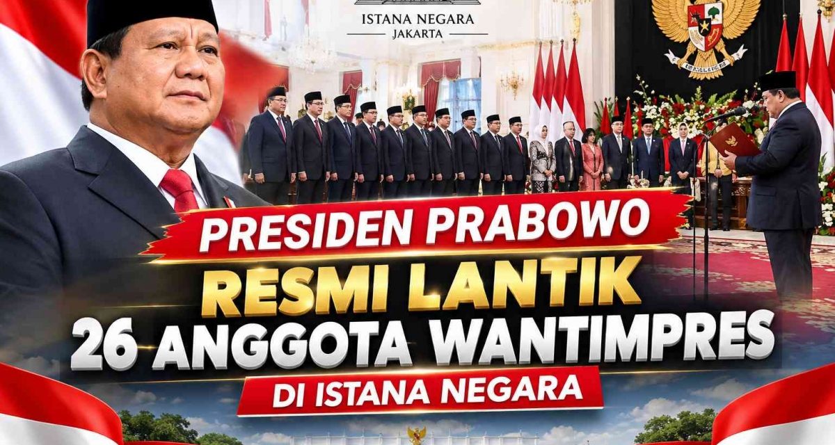 Presiden Prabowo Subianto Angkat 26 Anggota Wantimpres